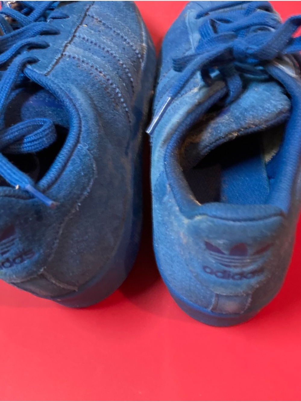 adidas Blue Shell-Toe Sneakers - Picture 5 of 7